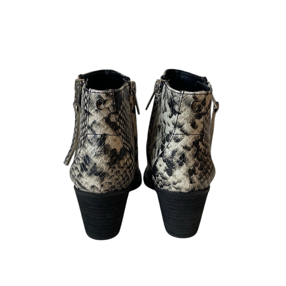 NEW Sam Edelman Whistler snakeskin animal skin ankle boots size US 6 EU 36 - Picture 6 of 9